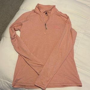 Pink quarter zip